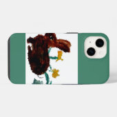 Bunny Rabbit Daffodin Spring iPhone Hülle (Rückseite (Horizontal))