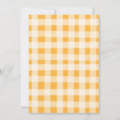 Bunny Rabbit Daisy Flower Garden Babydusche Einladung (Rückseite)