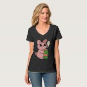 bunny rabbit easter bottle T-Shirt (Vorderseite Vollansicht)