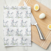 Bunny Rabbit Easter Dish Towels Geschirrtuch (Viertel Falte)