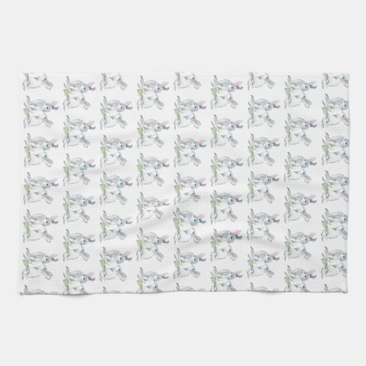 Bunny Rabbit Easter Dish Towels Geschirrtuch (Horizontal)