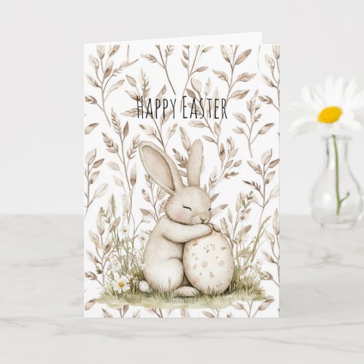 Bunny Rabbit Easter Egg Karte (Kleine Pflanze)