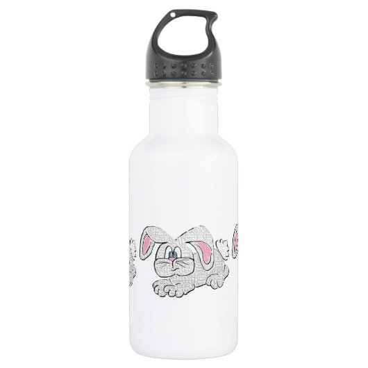 Bunny Rabbit Edelstahlflasche (Vorderseite)