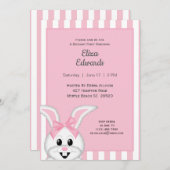 Bunny Rabbit Einladung zum Geburtstag (Vorne/Hinten)