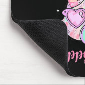Bunny Rabbit Face Coquette Bow Ostertag Bubblegu Mousepad (Ecke)