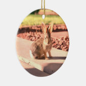 Bunny Rabbit Foto von Easter Spring Keramik Ornament (Rechts)