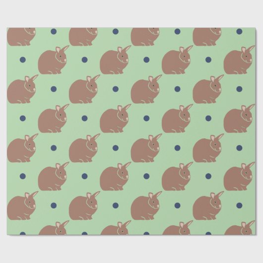 Bunny Rabbit Geschenkpapier (Flach)