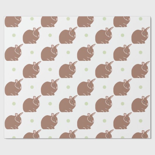 Bunny Rabbit Geschenkpapier (Flach)