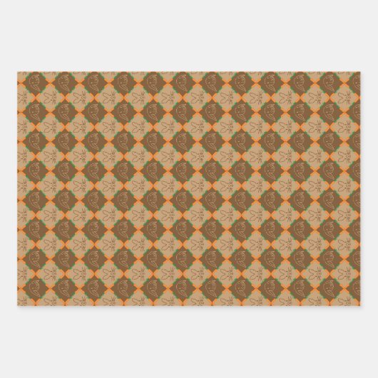 Bunny Rabbit Geschenkpapier Set (Vorderseite)