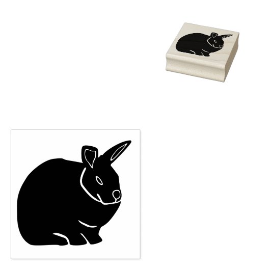 Bunny Rabbit Gummistempel (Stempel)