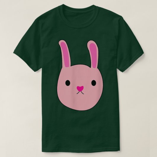 Bunny Rabbit Head T-Shirt (Design vorne)