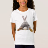 Bunny Rabbit Hintern Schwanz Niedlich T-Shirt (Vorderseite)