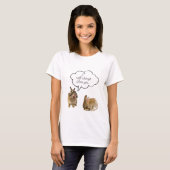 Bunny Rabbit Ich werde immer Liebe Sie T-Shirt (Vorne ganz)