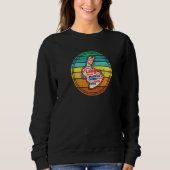 Bunny Rabbit Live Laugh Liebe Smile Motivierend Th Sweatshirt (Vorderseite)