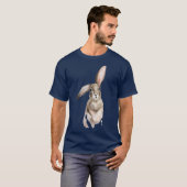 Bunny Rabbit Lover t Shirt Bauer Retro Vintag (Vorne ganz)