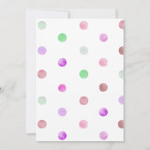 Bunny Rabbit Magician Magician Show Girl Geburtsta Einladung (Rückseite)