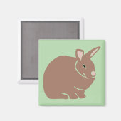 Bunny Rabbit Magnet (Vorderseite/Rückseite)