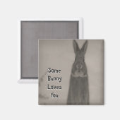 Bunny Rabbit Magnet (Vorderseite/Rückseite)