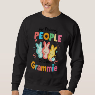 Bunny Rabbit My Favorite People Call Me Grammie Sweatshirt