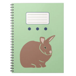 Bunny Rabbit Notizblock