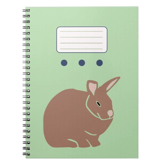 Bunny Rabbit Notizblock (Vorderseite)