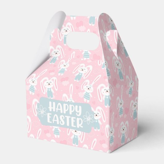 Bunny Rabbit Oster Favor Box Geschenkschachtel (Vorderseite)