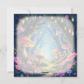 Bunny Rabbit Ostereier Hunt Feiertagskarte (Rückseite)