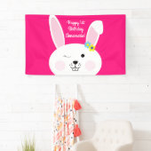 Bunny Rabbit Osterfrühlingsparty Banner (Insitu)