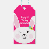 Bunny Rabbit Osterfrühlingsparty Geschenkanhänger (Vorderseite)
