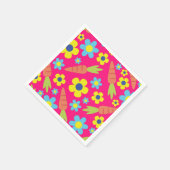 Bunny Rabbit Osterfrühlingsparty Serviette (Ecke)