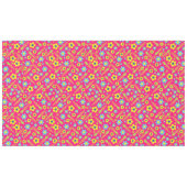 Bunny Rabbit Osterfrühlingsparty Tischdecke (Vorderseite (Horizontal))