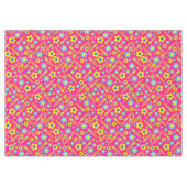 Bunny Rabbit Osterfrühlingsparty Tischdecke (Vorderseite (Horizontal))