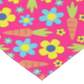 Bunny Rabbit Osterfrühlingsparty Tischdecke (Schrägansicht)