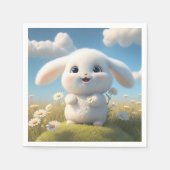 Bunny Rabbit Party Serviette (Vorderseite)