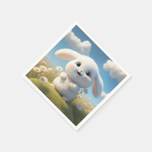 Bunny Rabbit Party Serviette (Ecke)