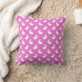 Bunny Rabbit Pattern Throw Kissen (Decke)