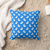 Bunny Rabbit Pattern Throw Kissen (Decke)