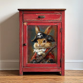 Bunny Rabbit Pirate Decoupage Seidenpapier