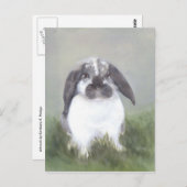 Bunny Rabbit Postcard Postkarte (Vorne/Hinten)