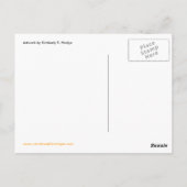 Bunny Rabbit Postcard Postkarte (Rückseite)