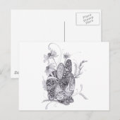 Bunny Rabbit Postkarte (Vorne/Hinten)