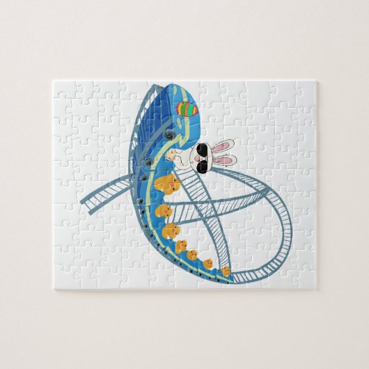 Bunny Rabbit Roller Untersetzer Puzzle (Horizontal)