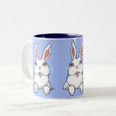 Bunny Rabbit Tassen Coffee Cup Blue Bunny Cup (Vorderseite Links)