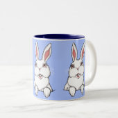 Bunny Rabbit Tassen Coffee Cup Blue Bunny Cup (VorderseiteRechts)