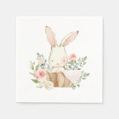 Bunny Rabbit Template Serviette (Vorderseite)