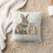 Bunny Rabbit Throw Cushion Kissen (Decke)
