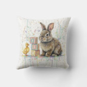 Bunny Rabbit Throw Cushion Kissen (Rückseite)