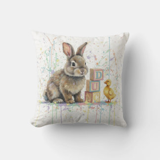 Bunny Rabbit Throw Cushion Kissen