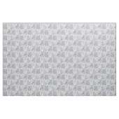 Bunny Rabbit Toile Muster Blau & Weiß Niedliche De Stoff (Fat Quarter (45,7 x 55,9 cm))