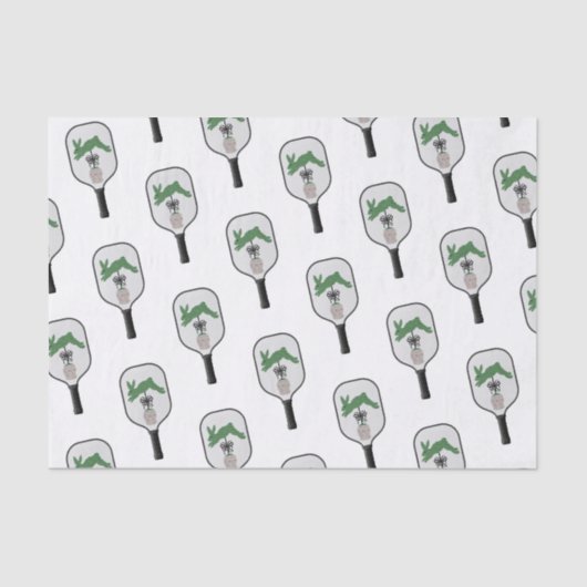 Bunny Rabbit Topiary Ginger Jakar Seidenpapier (Vorderseite)